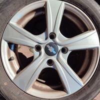 3 Cerchi lega 6jx15h2 pneumatici Nexen 195/55 r15