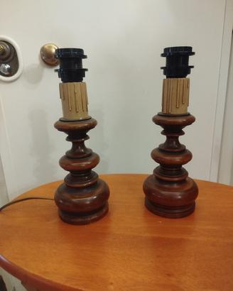 Coppia lampade da tavolo vintage