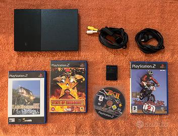 PS2 Slim 90004 + Memory 8MB