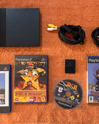 PS2 Slim 90004 + Memory 8MB