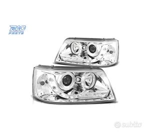 FARI VOLKSWAGEN VW T5 03-09 LUCE DIURNA FONDO CROM