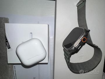 Apple Watch Ultra e AirPods 4 ANC