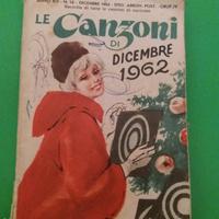 Libricino di canzoni taliane del 1962