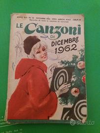 Libricino di canzoni taliane del 1962
