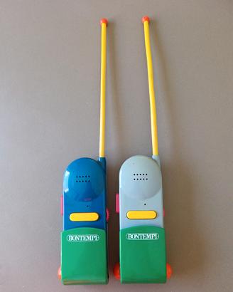 Walkie talkie phones giocattolo vintage 
