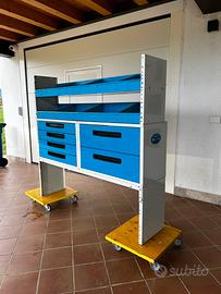 Scaffalatura furgone allestimento syncro