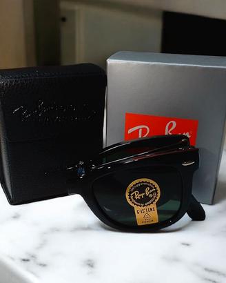 Ray-Ban Folding Wayfarer Misura 50 22 Lenti verdi 