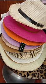 Stock cappelli in paglia