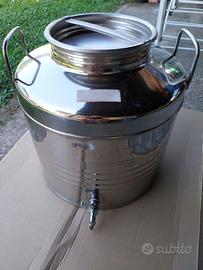 Bidone acciaio inox 30 litri