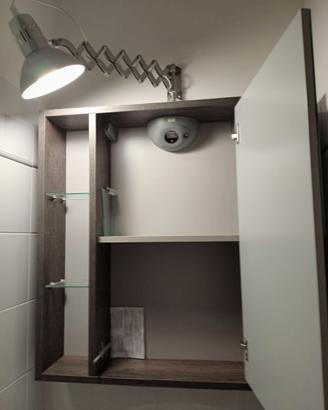 Specchio contenitore per bagno