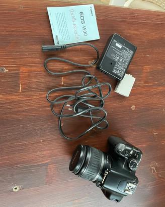 Canon 450d + obiettivo EFS 18-55