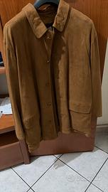 Giacca EXÓ Made in Italy in vera pelle scamosciata