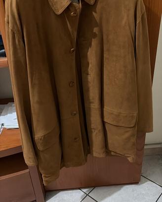Giacca EXÓ Made in Italy in vera pelle scamosciata