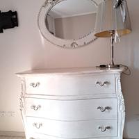 Trittico comò + comodini bianco