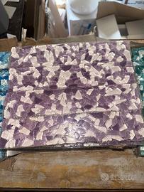 Mosaico in Vetro a Spacco lucido color Viola