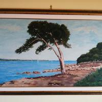Stupendo quadro ad olio "Nature" firmato 76x116
