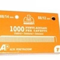 5 confezioni punti per fissacavi 88/12 romeo maes