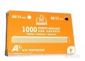 5 confezioni punti per fissacavi 88/12 romeo maes