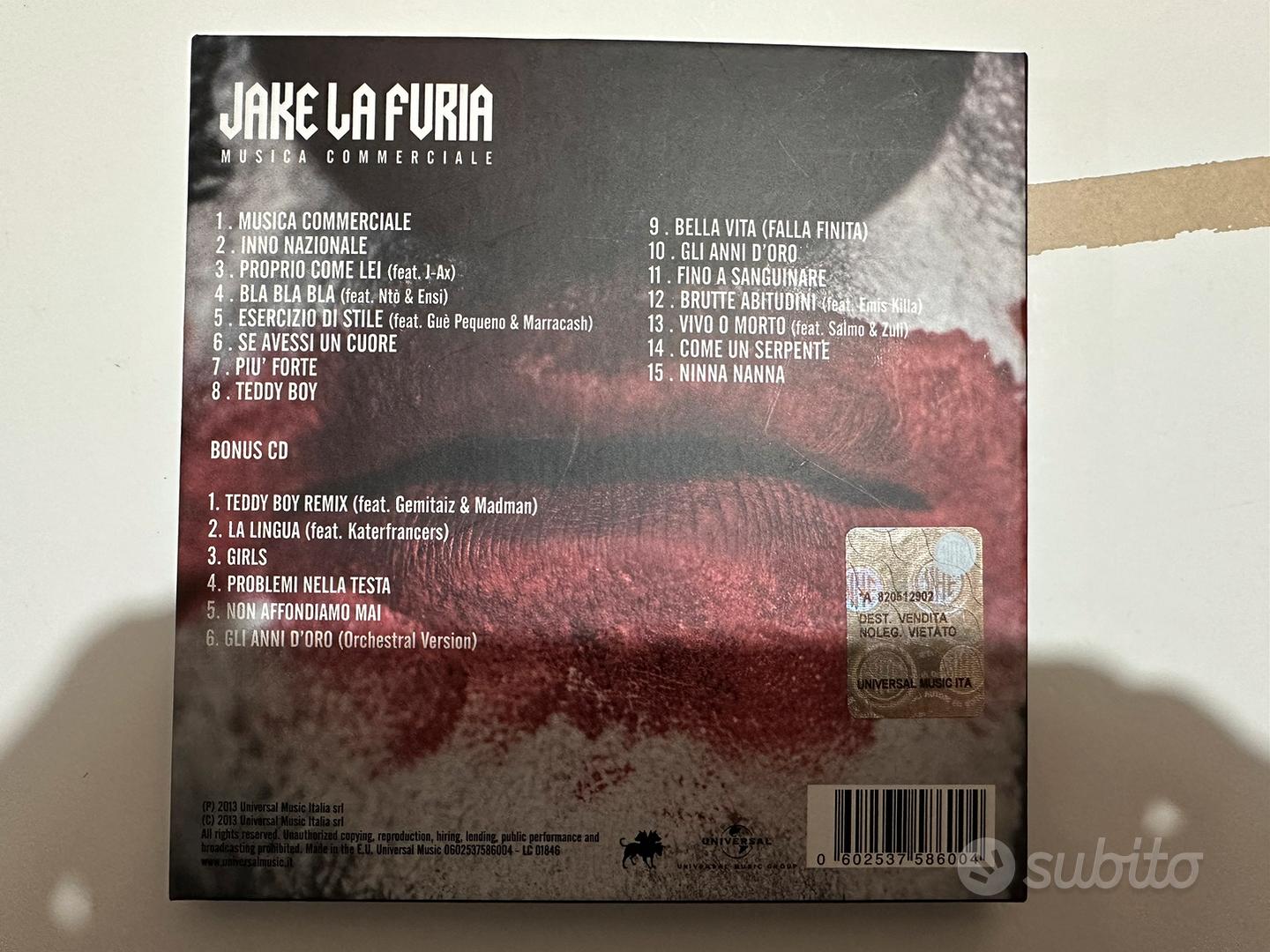 Jake la furia musica commerciale cd autografato - Musica e Film In vendita  a Roma