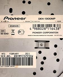 stereo pioneer auto DEH-1300MP