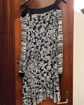 Abito elegante LIU JO Bianco e Nero - Nuovo T.44
