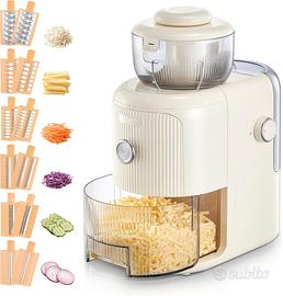 FOHERE Grattugia Elettrica Multifunzionale