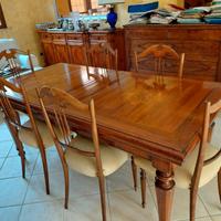 tavolo in noce massello