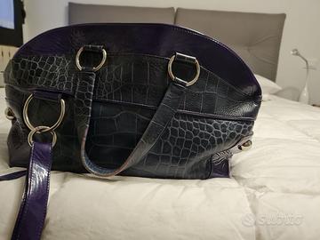 BORSA ORCIANI color viola scuro