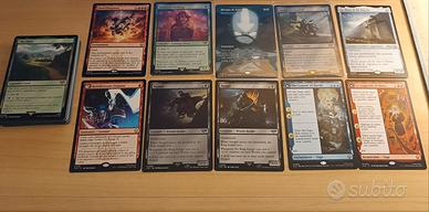 MTG 10 carte R e M e n.comuni, omaggio 30 terre