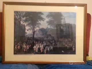 Stampa J.Brueghel de Velours Sagra di contadini