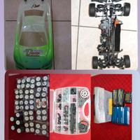 automodello elettrico 1/10 + accessori
