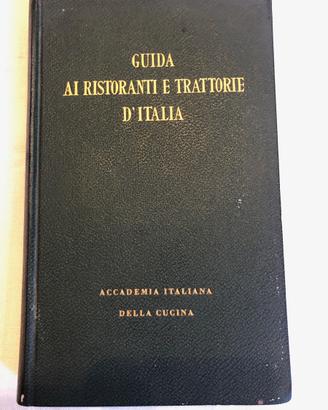 Guida ai ristoranti e trattorie d' italia 1961