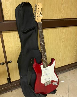 Chitarra elettrica Eko Guitars S-300 chrome red.