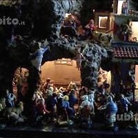 Stupendo presepe napoletano in sughero artigianale