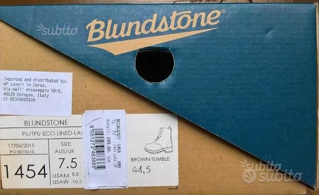 Blundstone Classic mod.1454 tg 7.5 boot stringato Abbigliamento