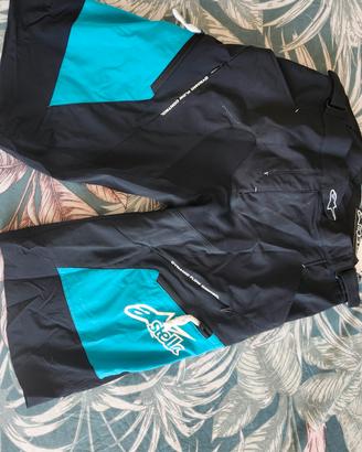 pantaloncini bici sella protezione 46 alpinestras