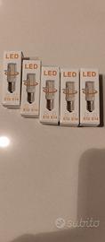 Lampadine led E14 3W bianco caldo 5 pezzi 