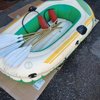 canotto + remi vari + pompe