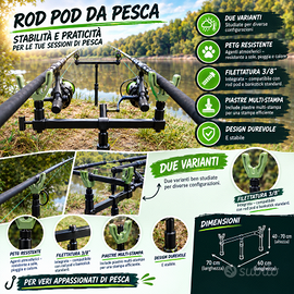 V per tripiede pesca sportiva