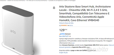 Arlo Stazione Base VMB4540