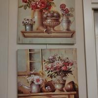 Set 4 quadri floreali 