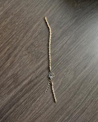 gancio bracciale dorato