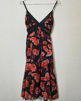 Mini abito estivo fantasia floreale