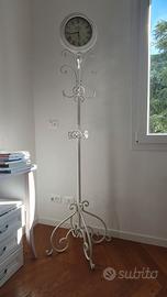 Orologio ad asta ferro battuto