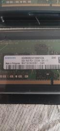 memoria RAM x  laptop -Samsung ddr4 2 x 8 gb