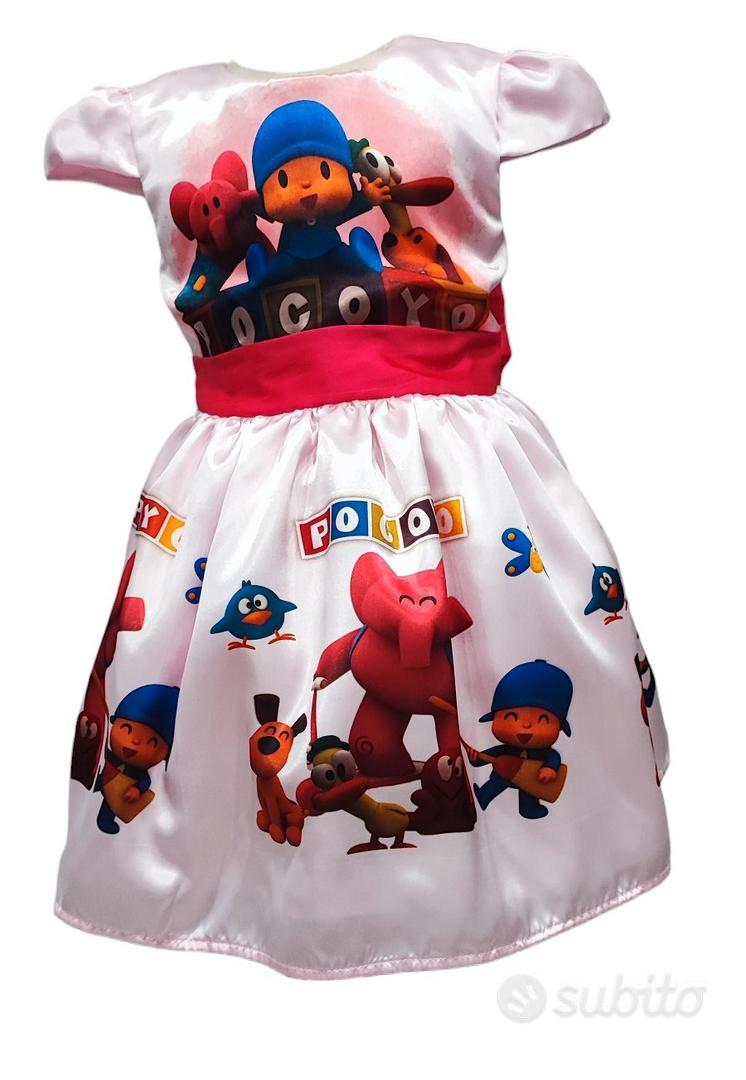 Vestito bambina festa compleanno tema Pocoyo Abbigliamento e Accessori In vendita a Varese