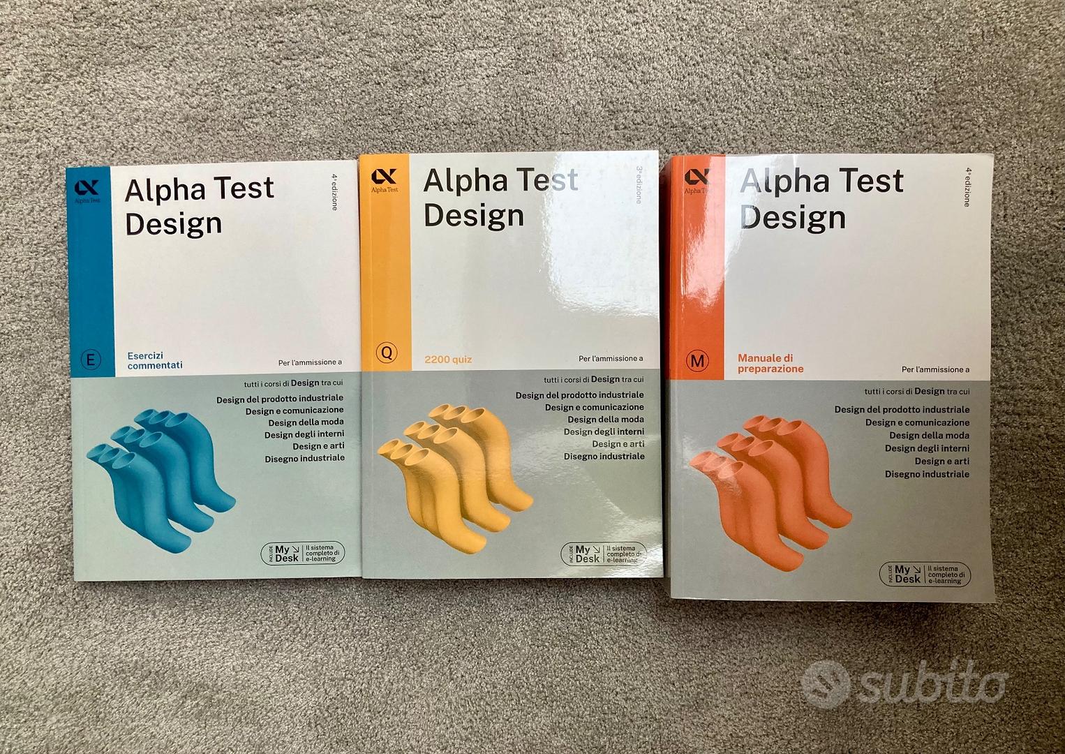 Alpha Test Design - Kit completo di preparazione - Libri e Riviste
