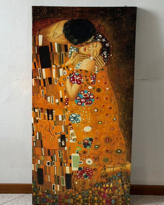 Tela stampata digitale Gustav Klimt - il bacio