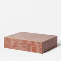 Mensola in legno e ceramica Mutina (arancione)