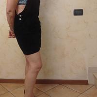 Salopette Donna Miniabito In Velluto Taglia XS